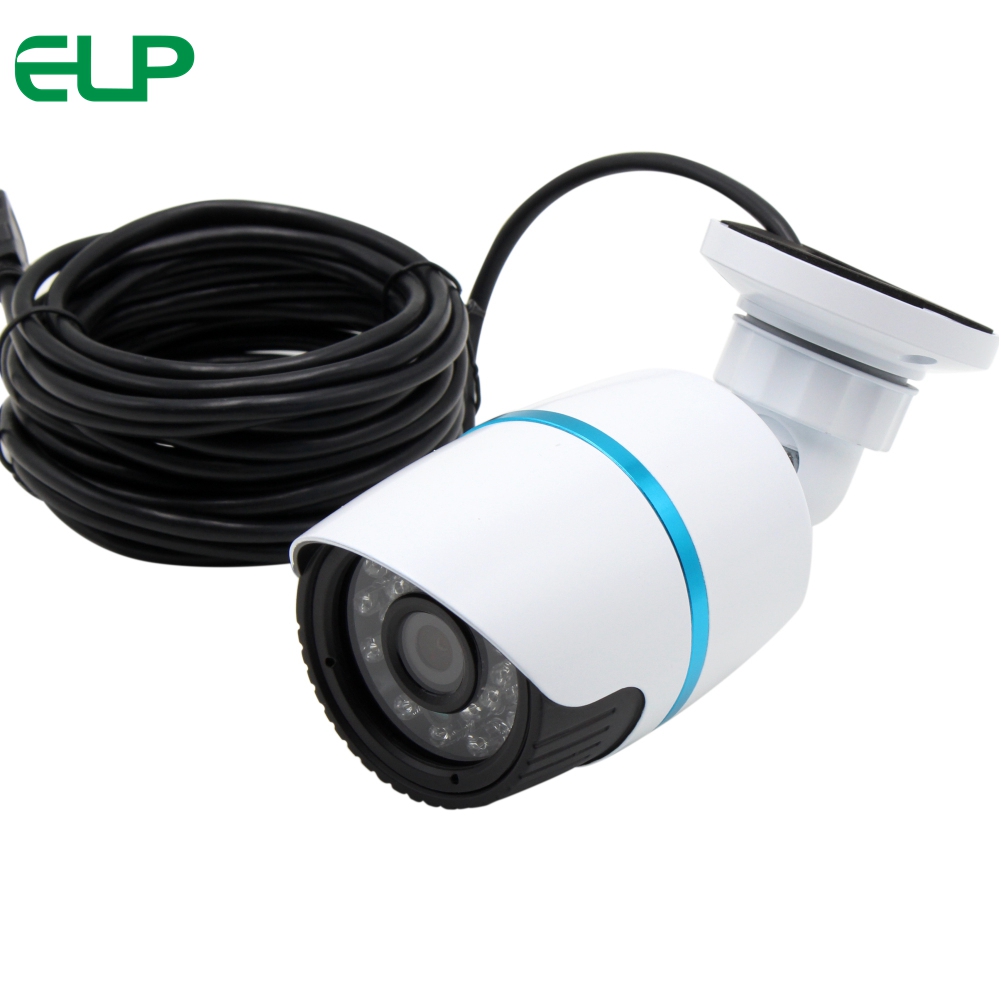 ELP Waterproof Full HD 1080P 30fps Camera USB2.0 IMX323 Night Vision Low Illumination Video Surveillance Camera For Vehicle System